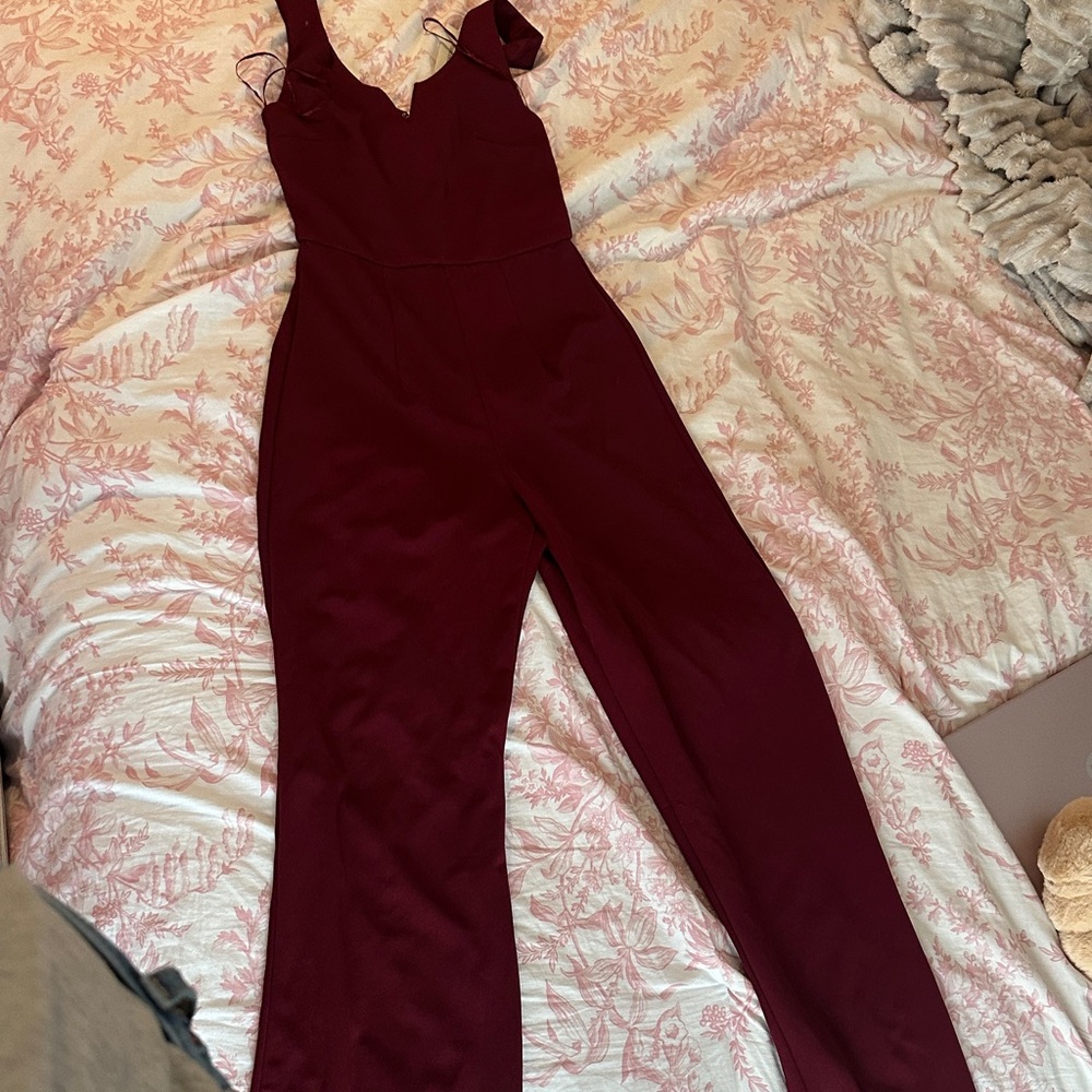 Miami Burgundy Jumpsuit
